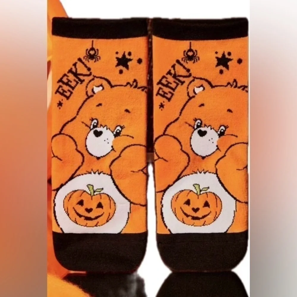 Care Bears Pumpkin Halloween Socks